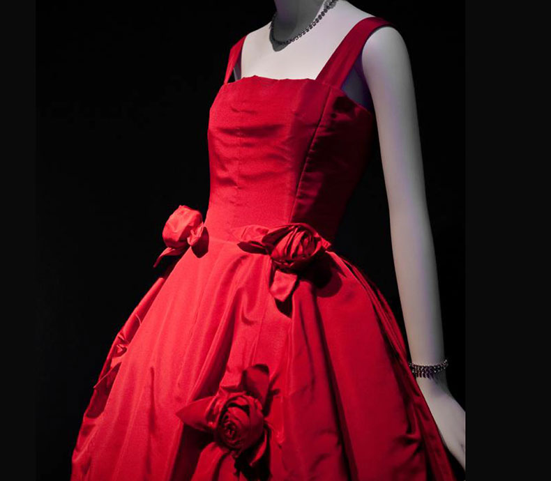 One of the many (real) dresses used in the film