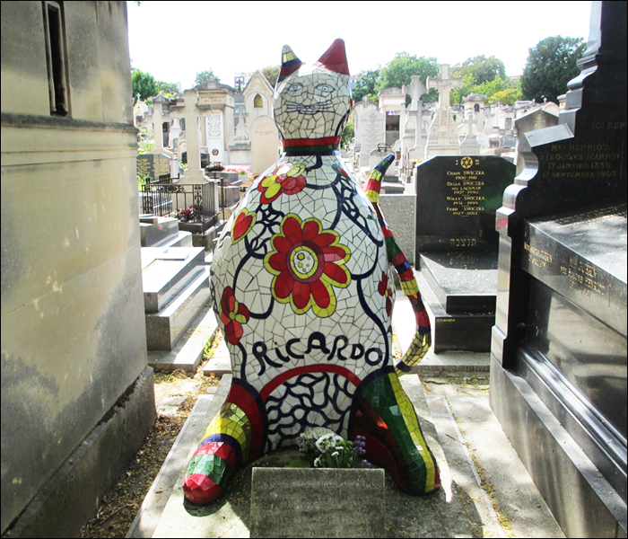 Grave of Ricardo Menn, Montparnasse Cemetery; pic: Cynthia Rose