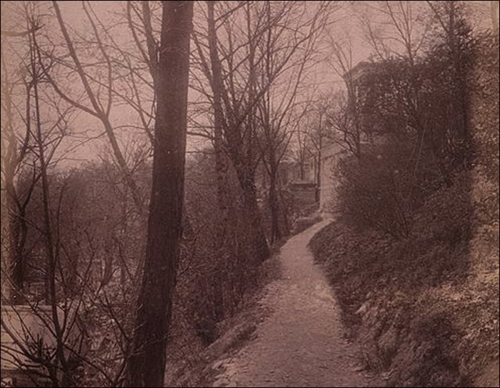 Chemin des Chevres, circa 1898; pic; Eugène Atget Wikipedia France
